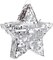 Silver Foil Star Pinata for Kids Birthday, Twinkle Twinkle Little Star Gender Reveal Party Decorations, Baby Shower (Small, 13 x 3 In) - Pinatas for Birthday Party